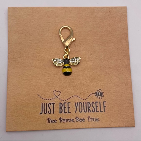 “Just Bee Yourself” Honeybee Charm (Brand New!) 🐝💕 - Picture 6 of 8